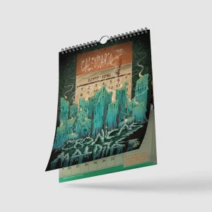 portada calendario de 2026 de angilustrart